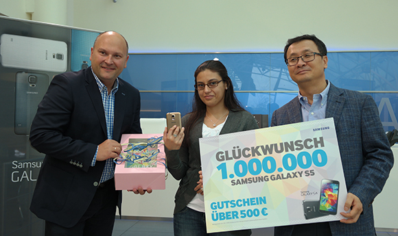 Samsung vendió un millón de unidades de Galaxy S5 en Alemania Samsung vendió un millón de unidades de Galaxy S5 en Alemania