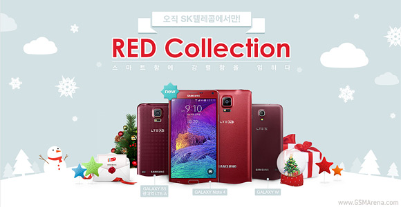 Samsung presenta el Galaxy Note 4 rojo para SK Telecom