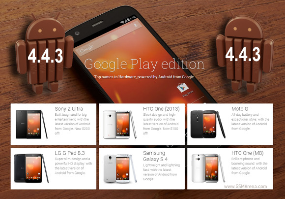 Android 4.4.3 ya est disponible para todos los telfonos de Google Play Edition