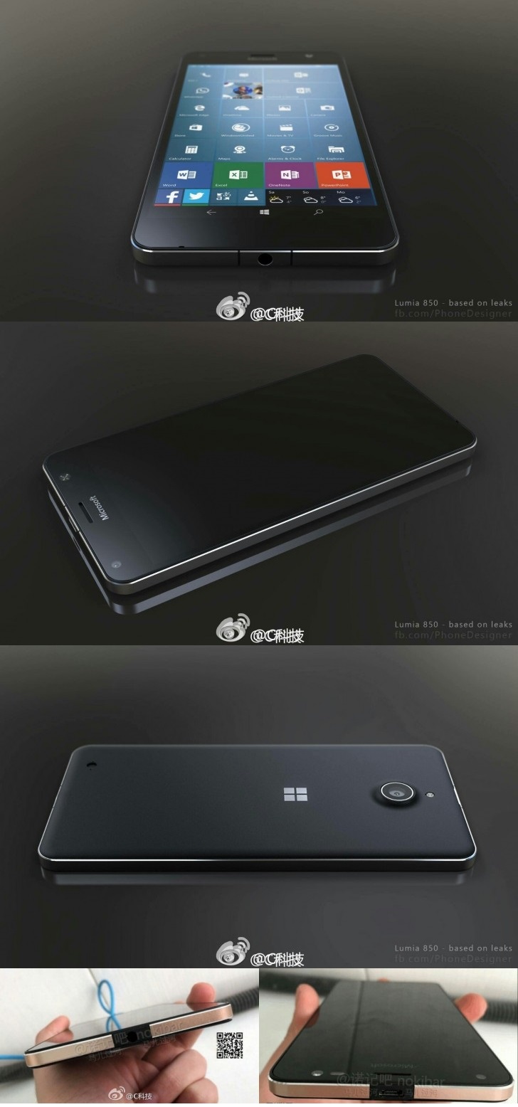 Aparecieron algunas nuevas imagenes del Lumia 850