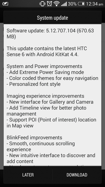 Sense 6 actualizacin comienza a rodar hacia fuera para el HTC One M7