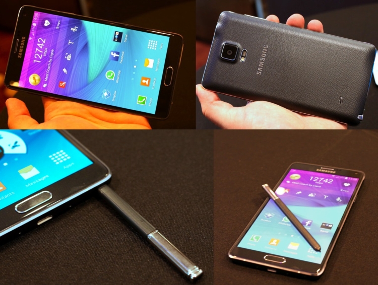 Samsung Galaxy Note 4 con una pantalla de QHD 5.7