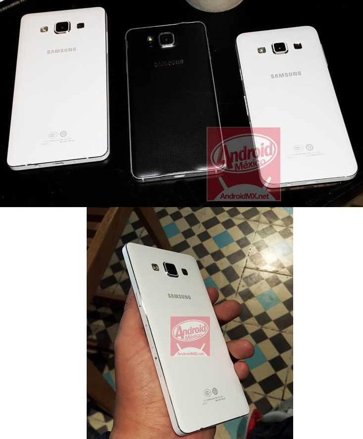 Samsung Galaxy Alpha A5 y Alpha A3 descubiertos en las fotos