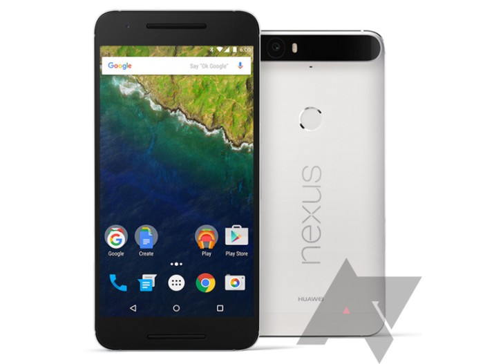 Huawei Nexus 6P se retrata en la prensa filtr renders