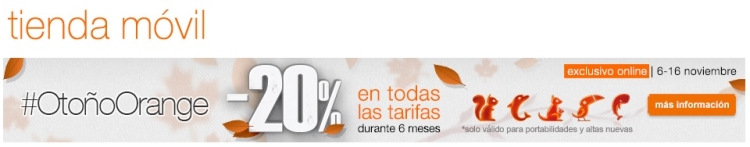 Una oferta #OtoñoOrange en Orange España