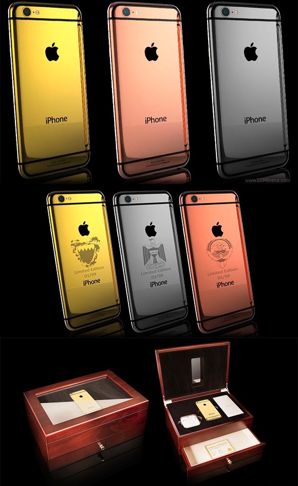 iPhone 6 y iPhone 6 Plus chapados en oro de 24k aparecen en China