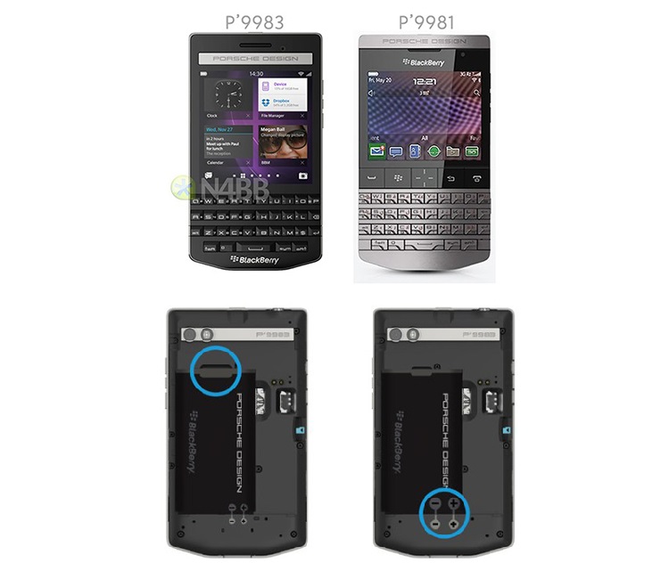 Aparece sin avisar BlackBerry Porsche Design P'9983